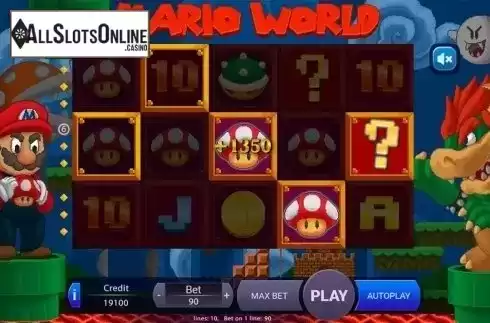 Game workflow 2. Mario World from X Play