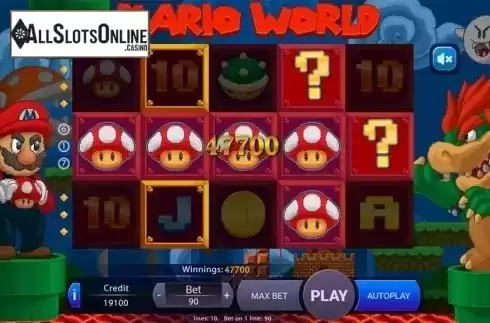 Game workflow 3. Mario World from X Play