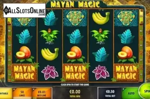 Reel Screen. Mayan Magic (IGT) from IGT