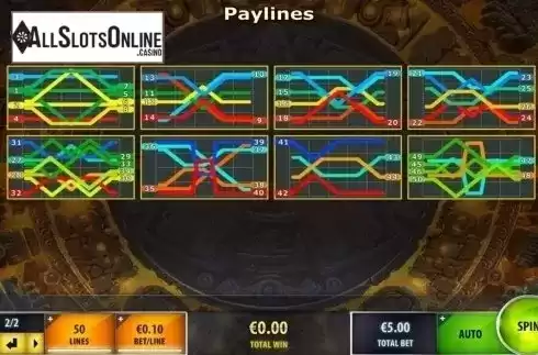 Paylines. Mayan Magic (IGT) from IGT