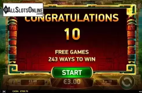 Free Spins. Mayan Cache from Ruby Play