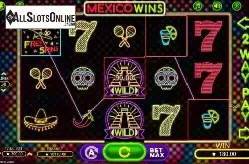 Win. Free spins. Wild. Mexico Wins from Booming Games
