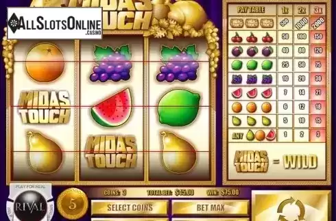Screen 4. Midas Touch from Rival Gaming