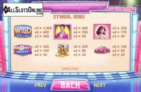 Screen2. Money Night from Cayetano Gaming