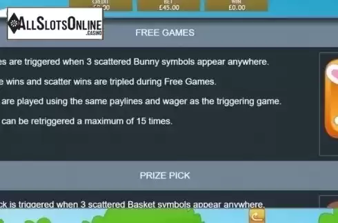 Free Games. Money Bunny from Eyecon