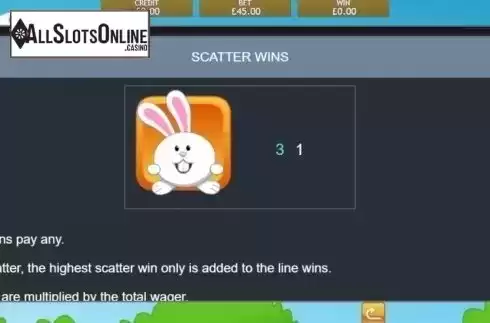 Scatter wins. Money Bunny from Eyecon