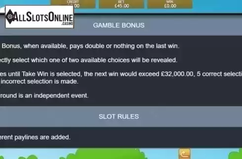 Gamble Bonus. Money Bunny from Eyecon