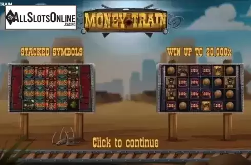 Start Screen. Money Train (Relax Gaming) from Relax Gaming