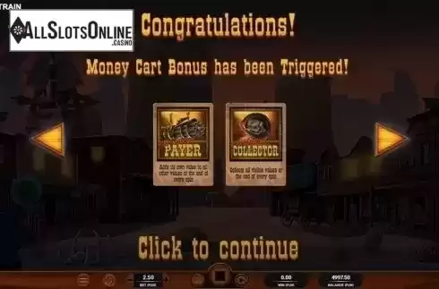Bonus Game 1. Money Train (Relax Gaming) from Relax Gaming