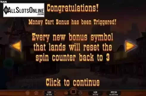 Bonus Game 2. Money Train (Relax Gaming) from Relax Gaming