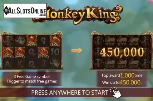 Start screen 1. Monkey King (Dragoon Soft) from Dragoon Soft