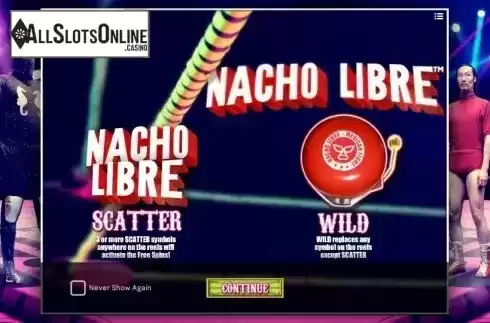 Game features. Nacho Libre from iSoftBet
