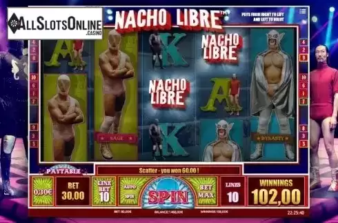 Scatter. Nacho Libre from iSoftBet