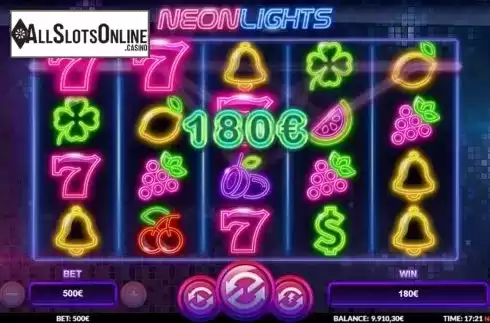 Win Screen 3. Neon Lights from Green Jade Games
