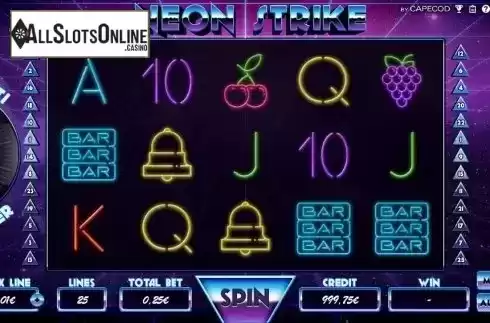Screen 1. Neon Strike from Capecod Gaming