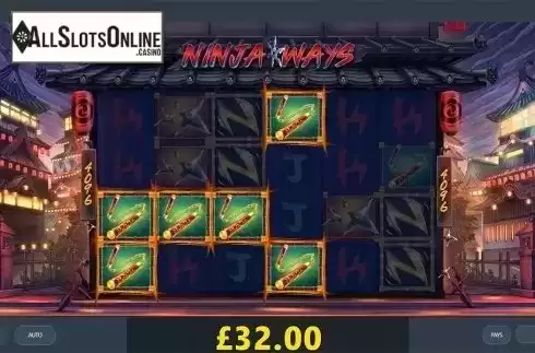 Win screen 3. Ninja Ways from Red Tiger