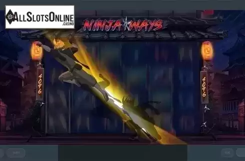 Symbol swap animation screen. Ninja Ways from Red Tiger