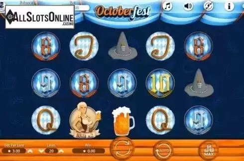 Reels screen. Octoberfest from Booming Games