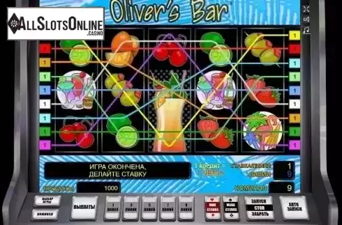 Reel Screen. Oliver's Bar from Novomatic