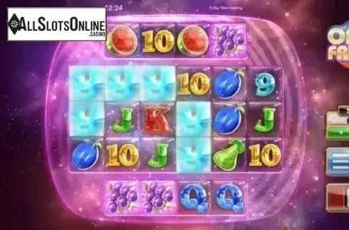 Win Screen. Opal Fruits from Big Time Gaming