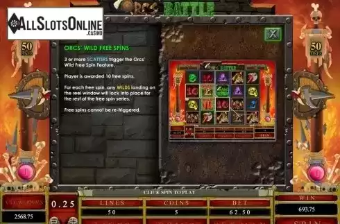 Screen6. Orc's Battle from Microgaming