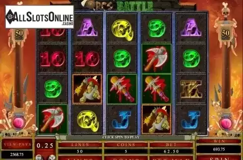 Screen8. Orc's Battle from Microgaming