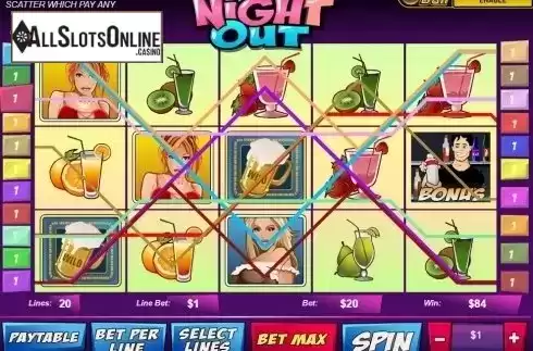 Win 1. A Night Out from Playtech