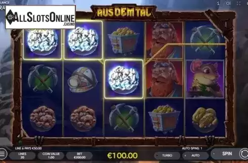 Win Screen 1. Aus Dem Tal from Endorphina