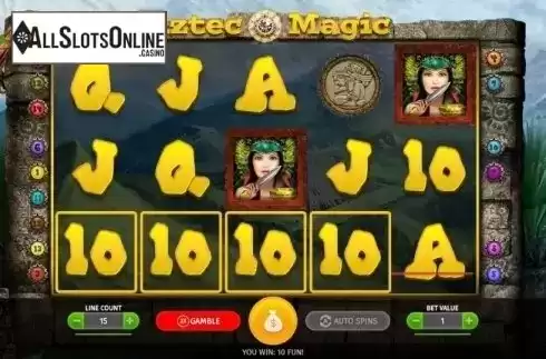 Win Screen. Aztec Magic from BGAMING