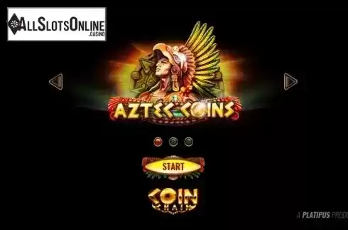 Start Screen. Aztec Coins from Platipus
