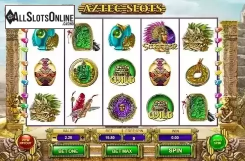 Game Workflow screen. Aztec Slots from GamesOS