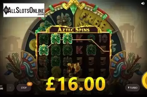 Win Screen 2. Aztec Spins from Red Tiger