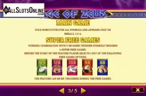 Features. Age of Zeus from Givme Games