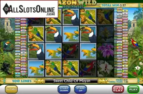 Screen4. Amazon WIld from Playtech