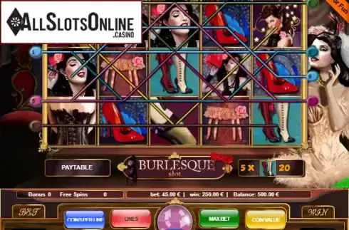 Screen4. Burlesque (9) from Portomaso Gaming