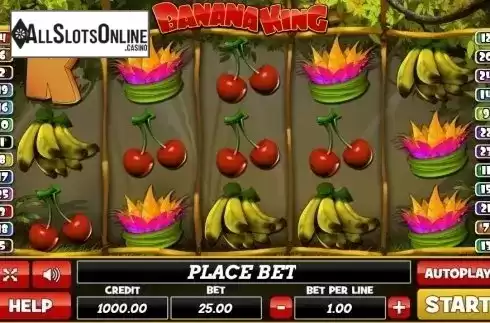 Reel Screen. Banana King from PlayPearls