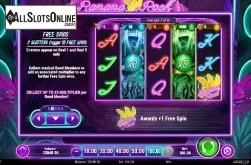 Free Spins. Banana Rock from Play'n Go