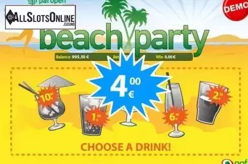 Bonus Game. Beach Party (PAF) from PAF