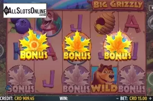 Win Screen. Big Grizzly from Octavian Gaming