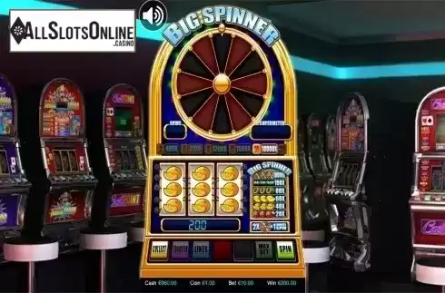 Gamble screen. Big Spinner from Betdigital