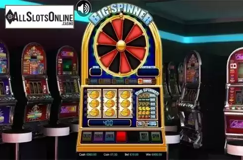 Gamble win screen. Big Spinner from Betdigital
