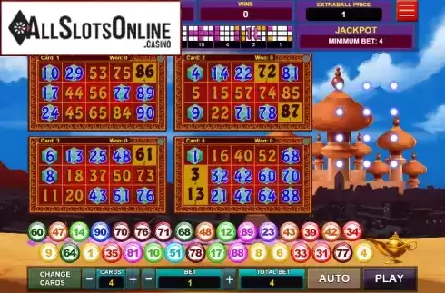Cash Screen. Bingo Genie from Caleta Gaming