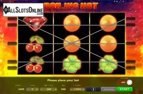 Reel Screen. Boiling Hot from Five Men Games
