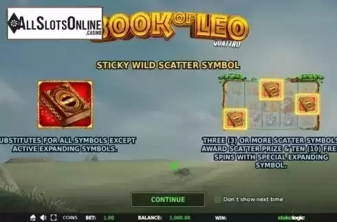 Intro 2. Book of Leo from StakeLogic