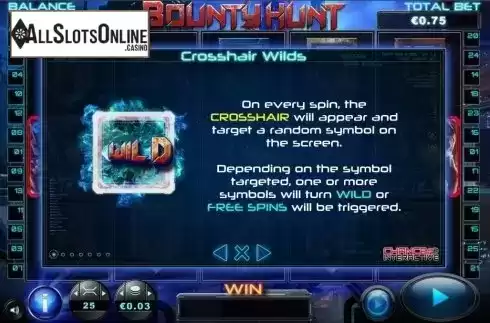 Screen3. Bounty Hunt from Reel Play
