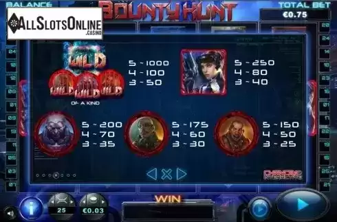 Screen6. Bounty Hunt from Reel Play