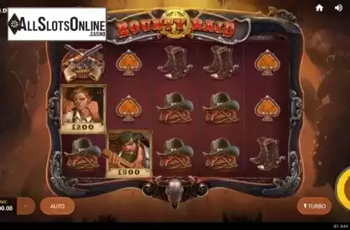 Reel Screen. Bounty Raid from Red Tiger