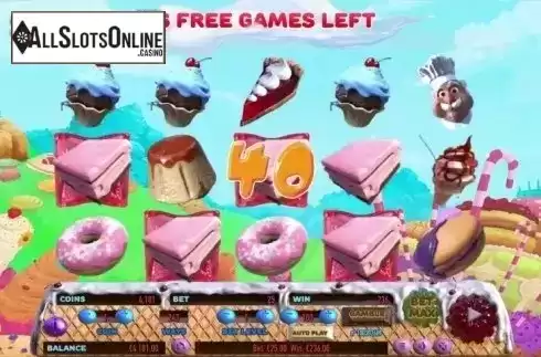 Win screen 1. Cake Valley from Habanero