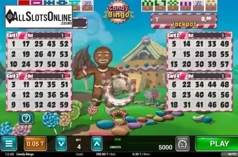 Game Screen 1. Candy Bingo (MGA) from MGA