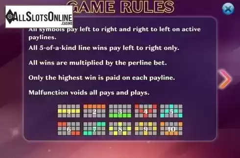 Game Rules. Candy Storm from KA Gaming